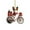 A, variant on Dog on Bicycle Christmas Acrylic Ornament with Gift Boxes, Festive Hanging Decor for Holiday Season, Great for Dog Lovers’ Christmas Tree