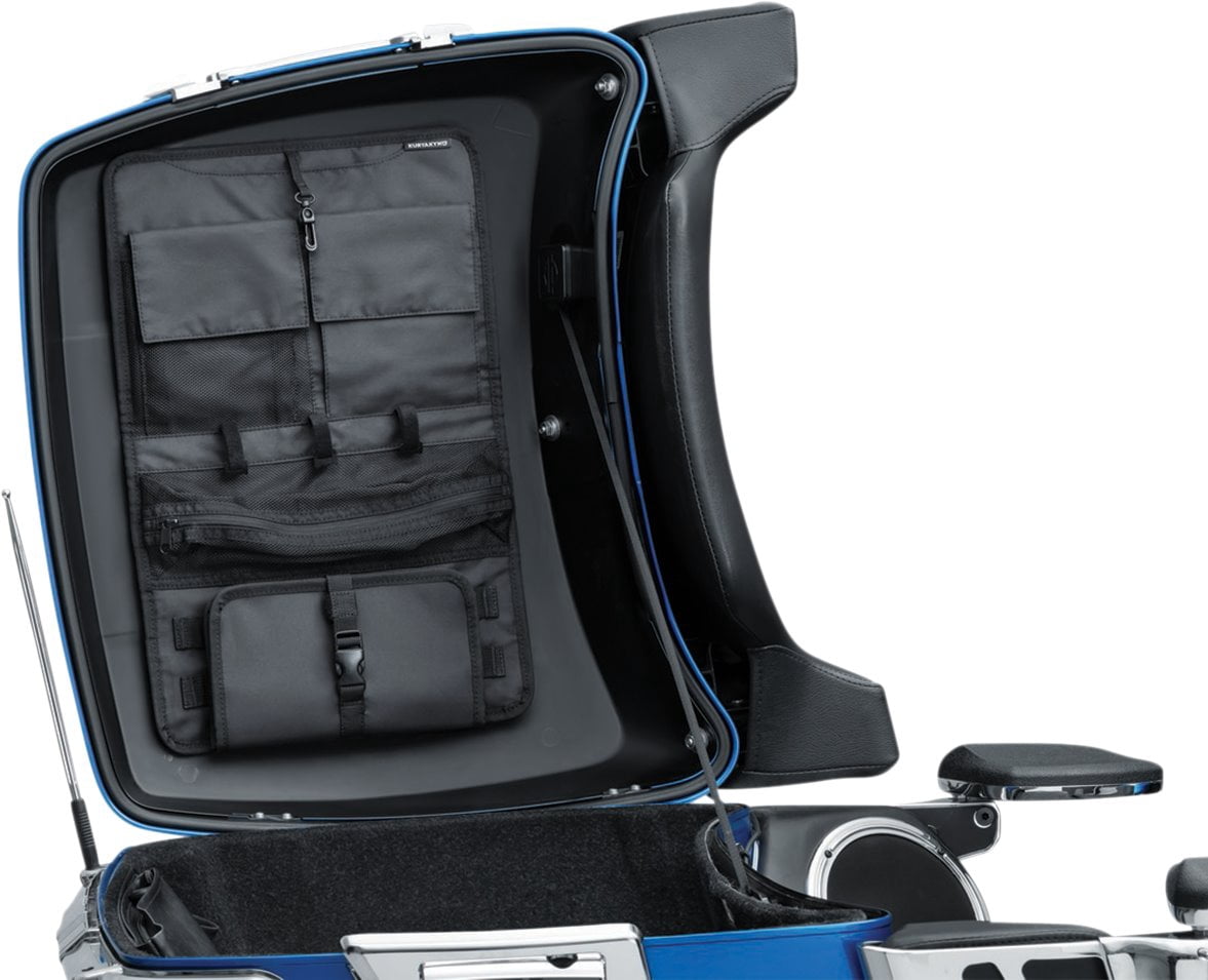 Kuryakyn 5838 Tour-Pak Lid Organizer for 1987 Chevrolet Camaro, Black