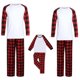 thumbnail image 5 of Pijamas de vinilo en blanco de sublimación, ropa de dormir de invierno, trajes familiares de manga a cuadros, hombres, mujeres, niños, pijamas de Navidad en blanco de sublimación WD.WDQZL Hogar, 5 of 6