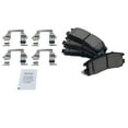 thumbnail image 4 of TRQ Front and Rear Performance Brake Pad & Rotor Kit Brake Pads Brake Rotors Set Ceramic Premium G-Coated Fits Select 2004-2012 Mitsubishi Galant, 4 of 6