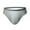 Grey, variant on zeranth Summer Ultra-Thin Ice Silk Sexy Men Briefs Translucent Low-rise Seamless 3D U Convex Breathable Panties