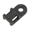 thumbnail image 3 of Cable Tie Base Saddle Type Mount Wire Holder Permanently Anchor To Wall Desk 19.6x9.5x5mm Black 50 pcs, 3 of 3