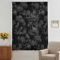 thumbnail image 3 of Elephant Tiger Leopard Sheer Curtains 63 Inches Long, Vintage Tropical Plants Animals Light Filering Curtains, Breathable Simi Curtain Privacy Drapes for Living Room Bedroom Window Treatment, 3 of 9