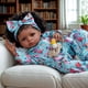thumbnail image 3 of Muñeca Reborn Bebé Realista 20 Pulgadas Niña Afrodescendiente Cuerpo Suave Recién Nacido Hecha a Mano con Ropa y Regalo para Niños 3 Años en Adelante, 3 of 7