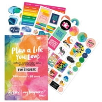 Avery   Amy Tangerine Planner Stickers, 744 Total