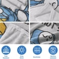 thumbnail image 6 of Funny Christmas Birthday Gifts for Dad Husband, Dad is Not Sleeping Blanket, Dads Gifts from Daughter Son, Super Soft Throws Blanket for Couch and Napping, 60" x 80" (Gray), 6 of 15