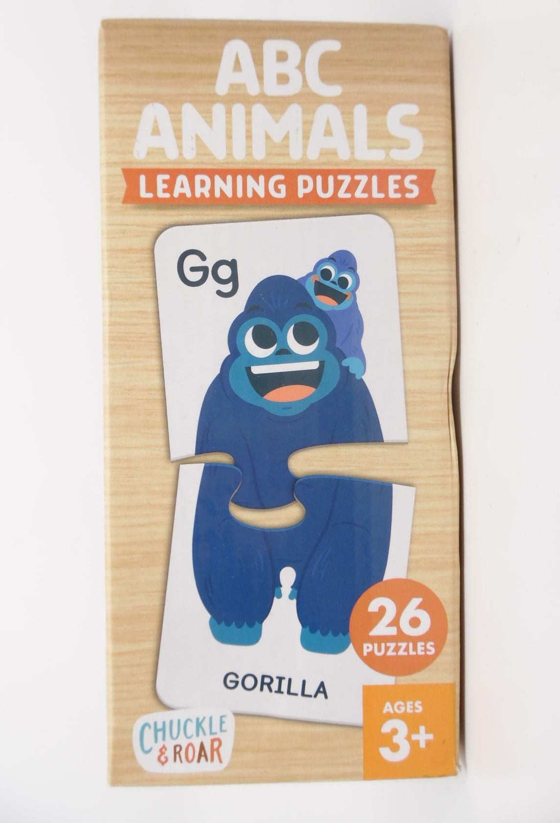 Chuckle & Roar ABC Animals Preschool Learning Puzzles Kids' Puzzle Set