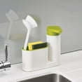 thumbnail image 2 of Advancent Dispensador de jabón de cocina moderno, soporte para contenedor para fácil acceso, organizador para fregadero de amplias aplicaciones Organizadores de utensilios de cocina, 2 of 6