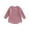 Dark Pink, variant on Musuos Baby Knit Romper, 3 6  9 12 24M Long Sleeve Crew Neck Solid Fall Winter Bodysuit for Girls Boys