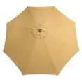 thumbnail image 4 of FELTECHELECTR 1Set Patio Umbrella Canopy Cover Khaki 230.00X230.00Inch Polyester Fabric for Outdoor Use and Families, 4 of 8