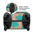 thumbnail image 2 of Logiee Colorful Palm Leaves Print Travel Luggage Cover,Suitcase Protector, Washable Elastic Suitcase Baggage Cover,Closure for Wheeled Suitcase Fit 18-32 Inch Luggage-Large, 2 of 7