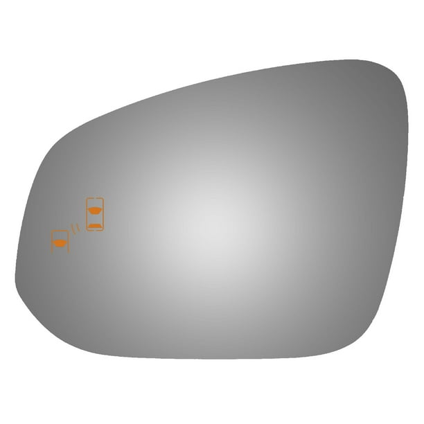 Flat Driver Side Replacement Mirror Glass for 20132018 Toyota Rav4