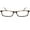 Tokyo Tortoise, variant on Womens Optical Eyewear - Rectangle Shape, Plastic Full Rim, Amber