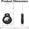 thumbnail image 2 of Luggage New With Wire Cable Solid Color Anti Loss Key Ring Key chain Protective Case Lock Case YELLOW, 2 of 8