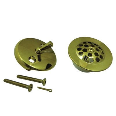 Kingston Brass DTL5305A2 Made to Match Grid Tub Drain Kit, Polished Brass