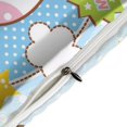 thumbnail image 4 of HAHDAXIA Cartoon Rabbit Bedding Solid Comforter Set for All Seasons 3 Pieces(1 Comforter+2 Pillowcases) Soft Microfiber Bedding Set King(102"x90"), 4 of 7