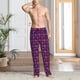 thumbnail image 2 of Fotbe Cute Crabs Pantalones de Pijama para Hombre, Pantalones de Dormir, Pantalones de Casa con Cintura Ajustable y Bolsillos-Medium, 2 of 6