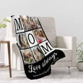 thumbnail image 5 of Personalized Photo Blanket for Family, Customized Bed Blanket with 10 Pictures for Mom Dad Custom Photos Throw Blanket for Best Friends, Personalized Gifts for Couple Girlfriend Boyfriend Blankets, 5 of 5