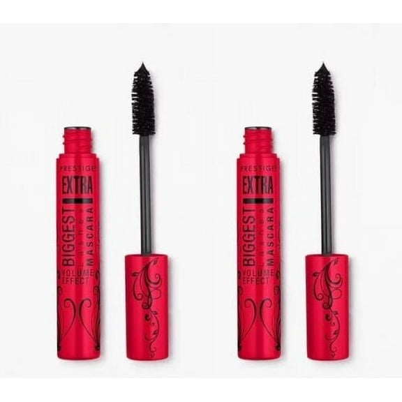 Prestige Extra Biggest Lashes Mascara Volume Effect, Black (2 PACK)