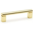 thumbnail image 2 of Alno A430-35 Vogue 3-1/2" Center To Center Designer Solid Brass Cabinet Handle / Drawer, 2 of 2