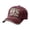 Wine, variant on Washed Cotton Baseball Cap Distressed Denim Hat, Vintage Soft Top Adjustable Cap for Men Women