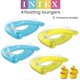 thumbnail image 3 of Inflatable Chair Floats with Cup Holders [Set of 4] Sit 'N Float Inflatable Colorful Floating Loungers, Sitting Pool Floats come in 2 Fun Colors; Blue, 3 of 5