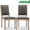 Gray - Style 1, variant on GAKMCIL Louis Fabric Upholstered Dining Chair with Square Backrest and Exquisitely Carved French Solid Wood Frame, Density Foam, Steel Spring Lining, Weight Capacity:300lb, Gray (Set of 2)