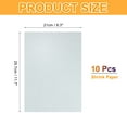thumbnail image 2 of 10 Pcs Feuilles de Plastique Rétractable, 8x12 Pouces, Argent, 2 of 6