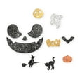 Hariumiu decor halloween paper lantern increase atmosphere sequin