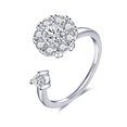 thumbnail image 1 of Finger Spinner Anxiety Ring Mujeres Anillos giratorios ajustables (Rhinestone) Likrtyny juguetes de los niños, 1 of 6