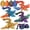 Colorful Set B - 4 Pack, variant on 3D Printed Dragon with Wings and Eggs, Surprise Egg with Flying Dragon, 4 Pack Cool Flexible Articulated Animal Fidgets