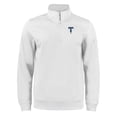 thumbnail image 2 of Unisex Cutter & Buck White Tulsa Drillers Clique Lift Eco Performance Half-Zip Pullover Top, 2 of 3