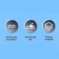 thumbnail image 4 of Shark Fin Swimming Aid Lightweight Foam EVA Float, Dual Use for Beginners, 4 of 5