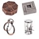 thumbnail image 5 of Rompecabezas mágico aguja dorada herradura cerradura cuadrada desbloquear cerradura Luban quemar cerebro cerradura Kong Ming cadena triangular alto coeficiente intelectual tomar cosas, 5 of 6