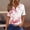 Multicolor, variant on Zorckvet Plus Size Tops for Women Button Tunic T Shirts Short Sleeve Casual Trendy Womens Blouses