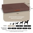 thumbnail image 4 of Cama Antiestrés ESQUIMAL Café de Foam Lavable para Perro y Gato, Chico, 4 of 6