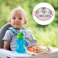 thumbnail image 4 of EeaseCA 1 Pce Assiette en Acier Inoxydable pour Enfants Assiette de Nourriture Assiette de Rangement pour Aliments Ménagers, 4 of 7