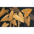 thumbnail image 2 of Brent, Paul 14x10 Gold Ornate Wood Framed with Double Matting Museum Art Print Titled - Calypso Leaves II, 2 of 4