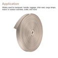 thumbnail image 4 of Flat Nylon Webbing Strap 1 Inch 50 Yards Champagne for Backpack, Luggage-rack, 4 of 7