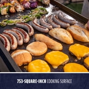 Pit Boss 4-Burner Deluxe Propane Griddle with Lid + Shelves