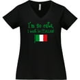 thumbnail image 3 of Inktastic So Cute Italian Women's Plus Size V-Neck T-Shirt, 3 of 5
