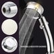 thumbnail image 3 of Cabezal de ducha de mano a presión de agua ajustable boquilla Wdftyju de pulverización de ducha turboalimentada accesorio de baño a presión de mano, 3 of 9