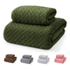 thumbnail image 4 of 2pcs toalla baño completo grande Malubero Verde, 4 of 5