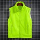 thumbnail image 5 of Tops de Verano Casual, Hombres de Color Sólido sin Mangas, Cremallera Bolsillo de Pie Cuello Superior, 5 of 6