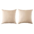 thumbnail image 1 of Ivory Solid & Geo Outdoor Cushion Set (2 Pack), 1 of 7