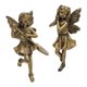 thumbnail image 5 of 2 piezas de hermanas hadas estatuas accesorios de maceta de flores adornos colgantes de resina de resina lindo multipropósito, 5 of 9