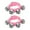 Pink, variant on Ovzne 2-Pack Wrist Bells, 8.7In (22Cm) Ankle Bells Bracelet Percussion Instruments With 4 Bells, Polyester Metal For Party Christmas