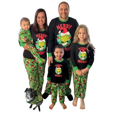 Dr. Seuss The Grinch Matching Family Christmas 2 Piece Pajama Set