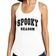 thumbnail image 2 of Collegiate Spooky Season Tank Top Fitted Racerback Women's X-Large Heather Grey, 2 of 5