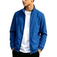 thumbnail image 2 of Kids Sports Jacket Solid Color Hoodless Jacket Long Sleeve Casual Interchange Outerwear Tops Daily Formal Wear for Boys Girls, 2 of 9